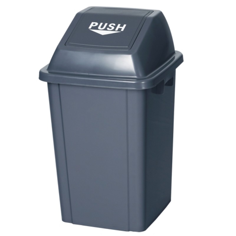 RAM Κάδος Γκρι Με Push Καπάκι 100L 5407313