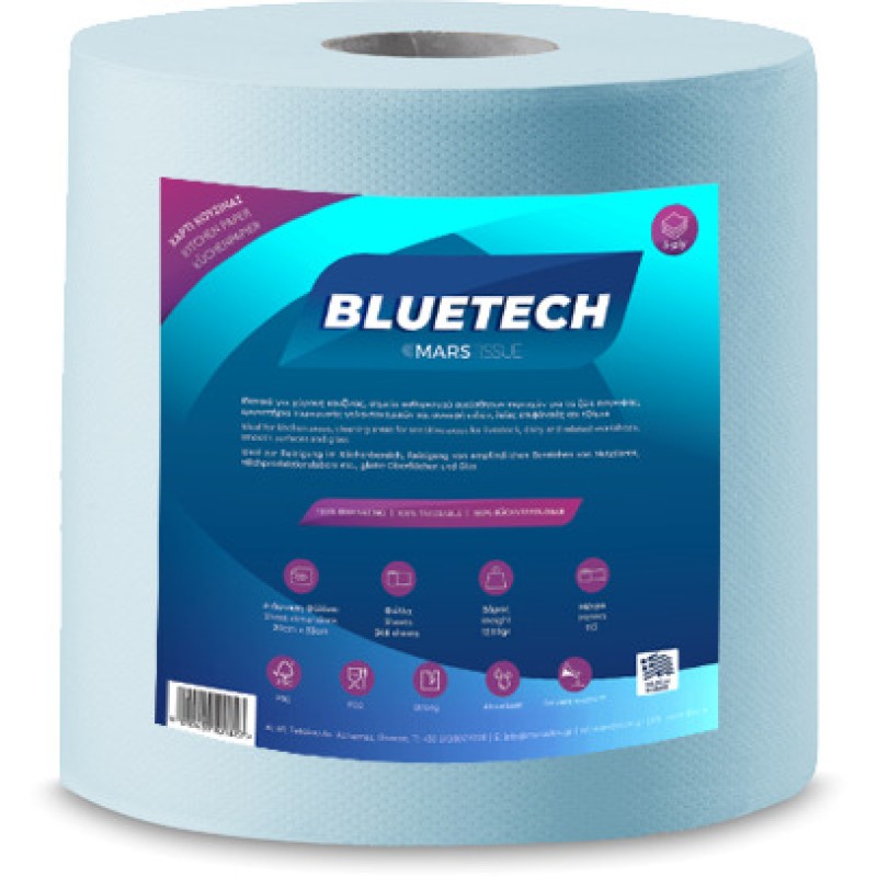 Χαρτί Κουζίνας Blue Tech 6x1,2kg 218