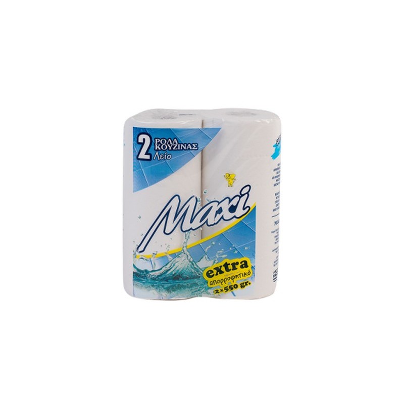 Χαρτί Κουζίνας Maxi Λείο 2Φ. 2x550gr 