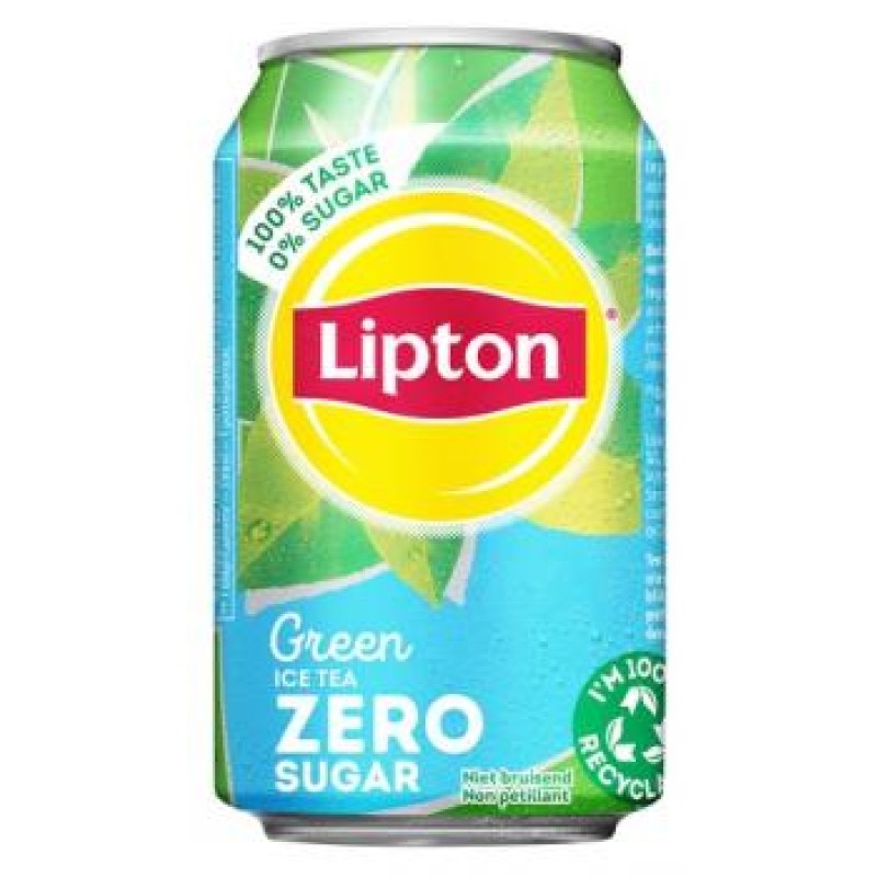 Lipton Green Ice Tea Zero Sugar 24x330ml