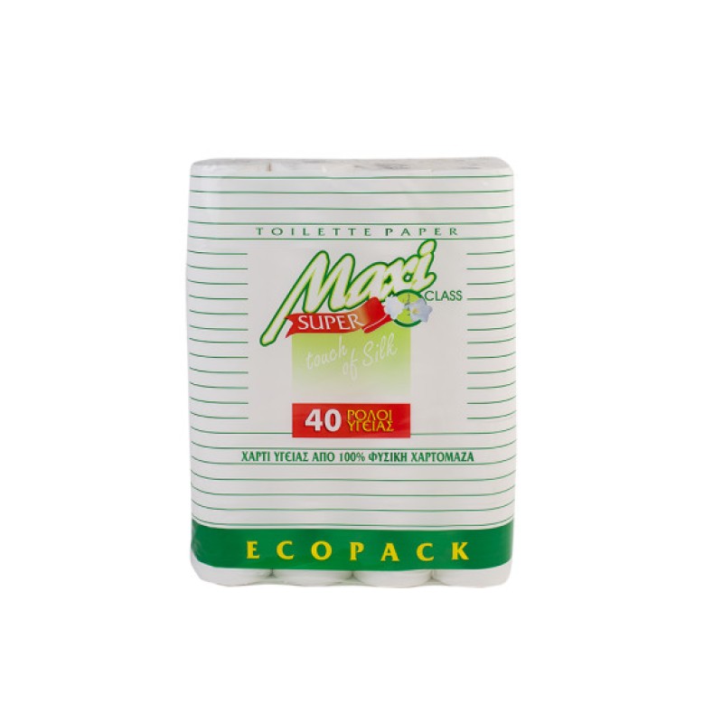Χαρτί Υγείας Maxi 2Φ. Λείο 40 Ρολά 125gr
