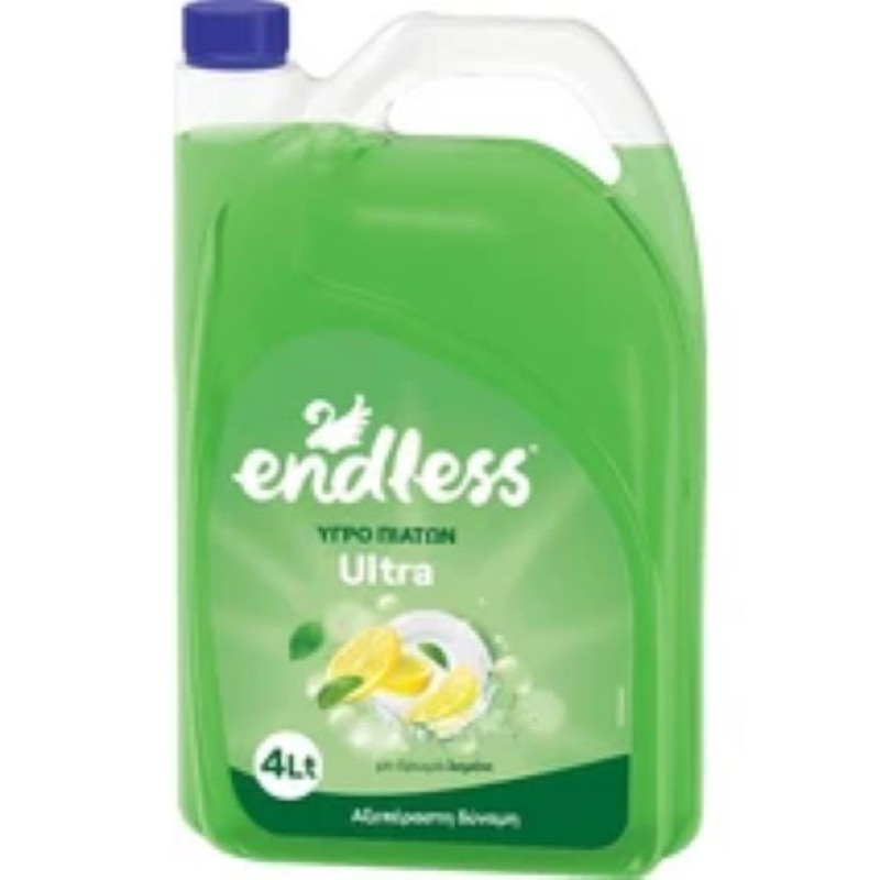 Endless Υγρό Πιάτων LEMON 4L