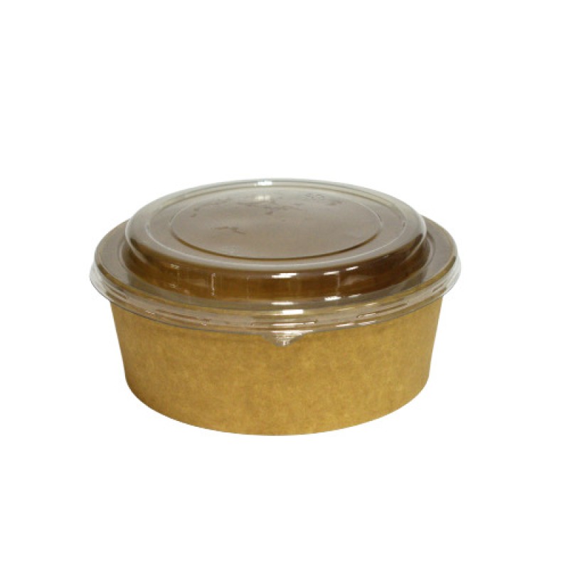 Μπωλ Craft Σαλάτας Στρογγυλό 750ml + Καπάκι 50τεμ.