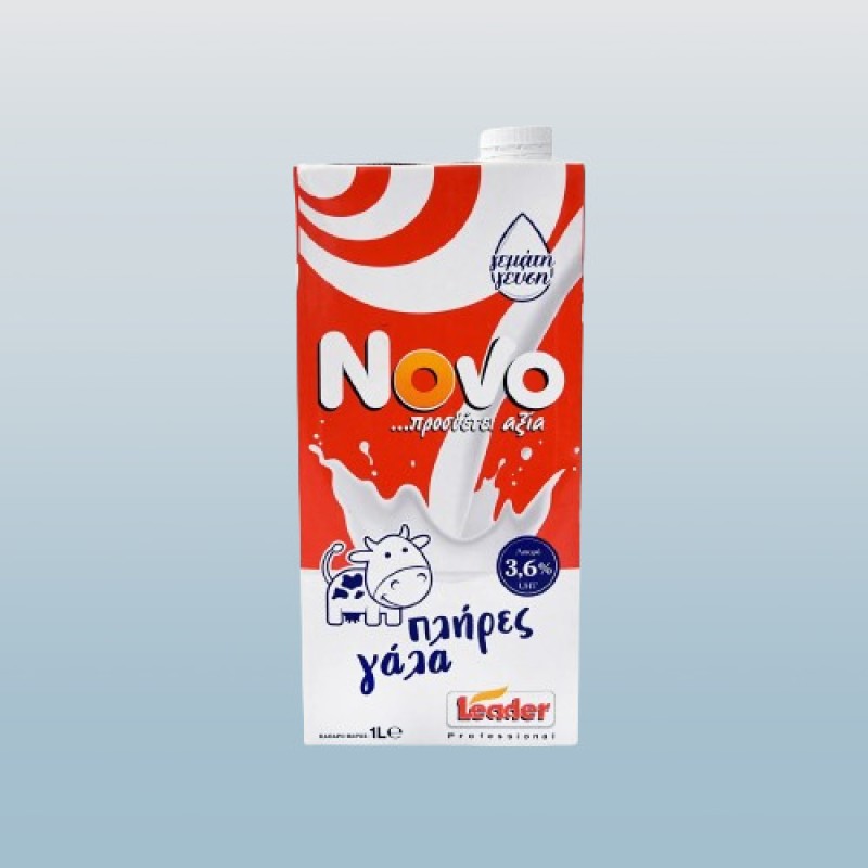 Γάλα UHT 3.5% NOVO 1L Πλήρες