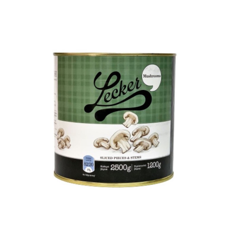 Μανιτάρια Lecker Τεμαχισμένα 2,650gr 