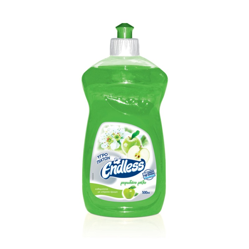 Endless Υγρό Πιάτων Μήλο 500ml