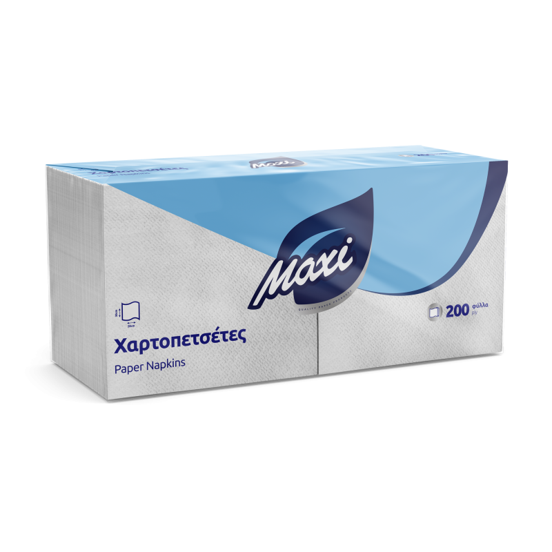 Χαρτοπετσέτα 28x30 Maxi 200τεμ. 1Φ.